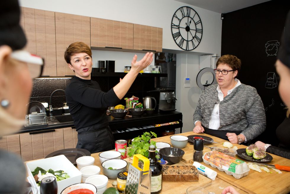 Warsztaty kulinarne, Well Center Club, foto: Luiza Różycka, Luiza Różycka fotografia, Luiza Różycka Fotograf, luiza_rozycka_fotograf, fotografia eventowa, Kamila Łagoda-Mucha