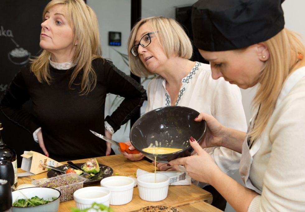 Warsztaty kulinarne, Well Center Club, foto: Luiza Różycka, Luiza Różycka fotografia, Luiza Różycka Fotograf, luiza_rozycka_fotograf